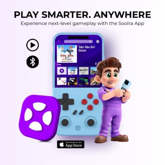 SOOLRA-The World’s First Gaming Console Case for iPhone 12-15 (Pink) - Picture 8 of 11